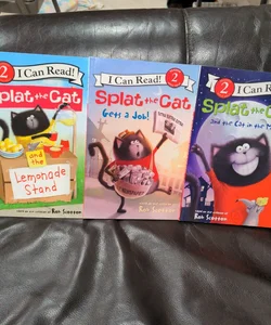 Splat the Cat: Level 2 I Can Read (Lot of 3 books)