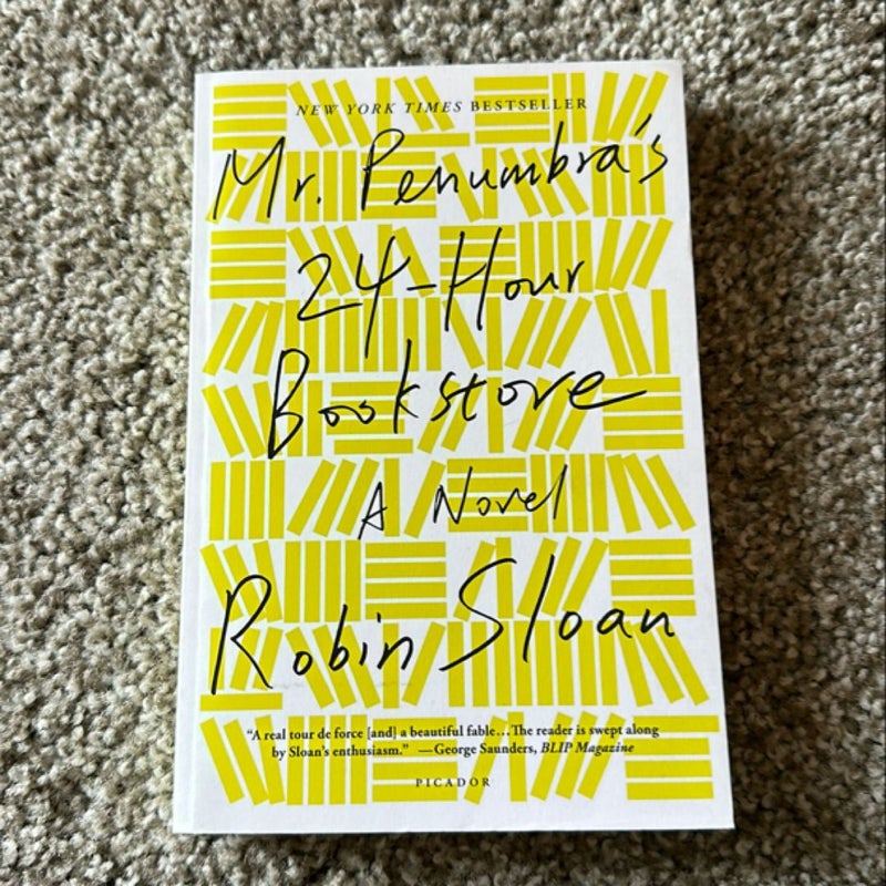 Mr. Penumbra's 24-Hour Bookstore