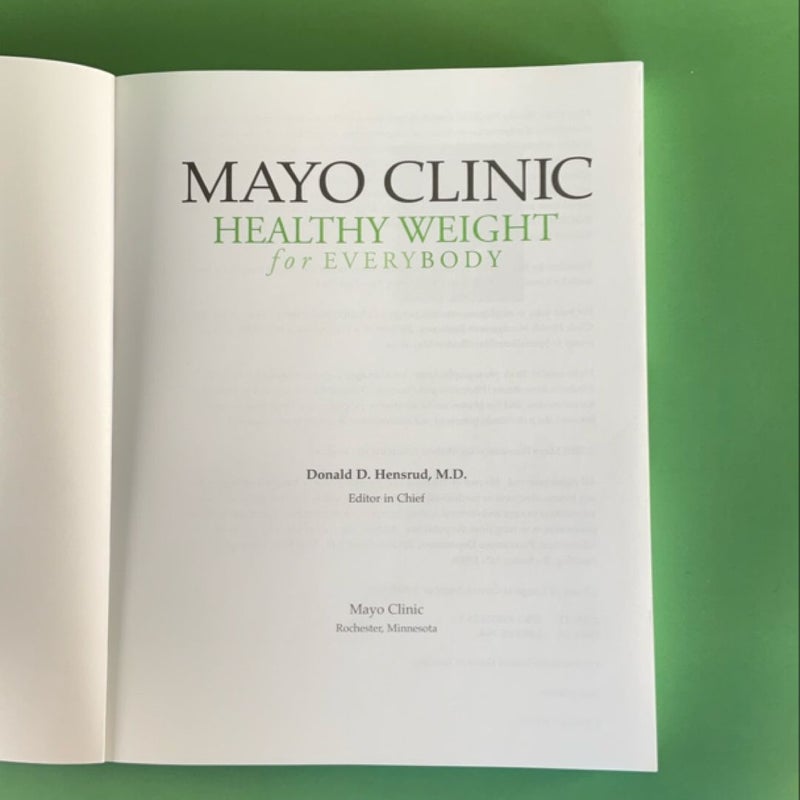 Mayo Clinic Healthy Weight for EveryBody