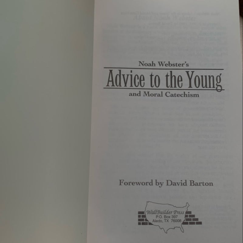 Advice to the Young and Moral Catechism