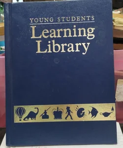 Young student learning Library 