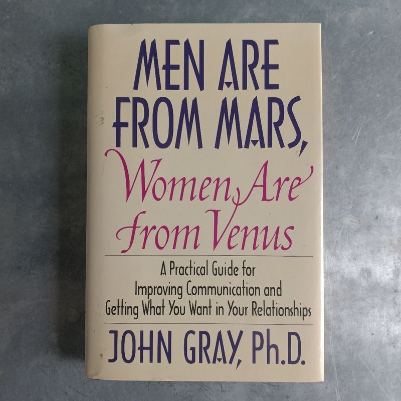 Men Are From Mars, Women Are From Venus 