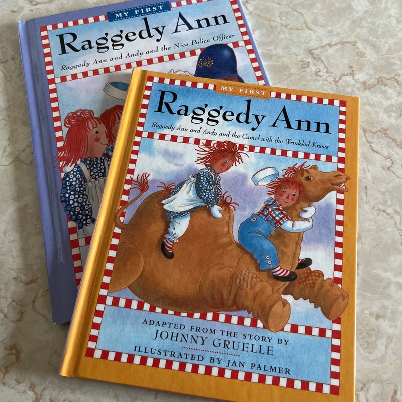 Raggedy Ann and Andy bundle of 2 books 