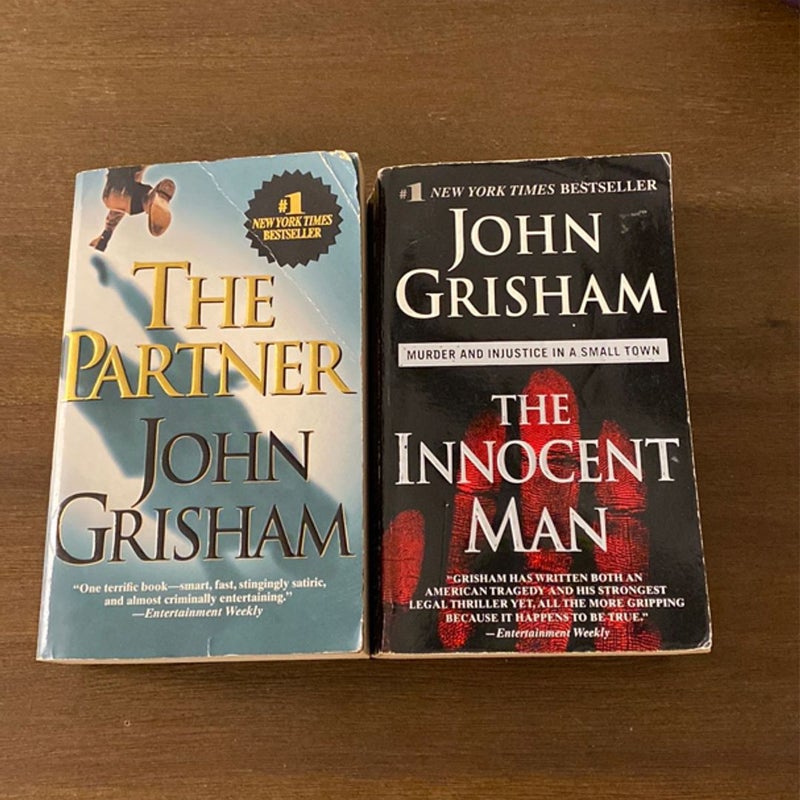 John Grisham Paperback Reader’s Bundle :: The Partner & The Innocent Man 