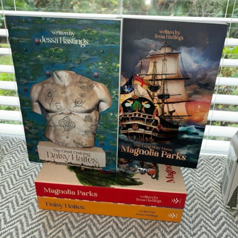 Magnolia Parks series old covers books 1-4