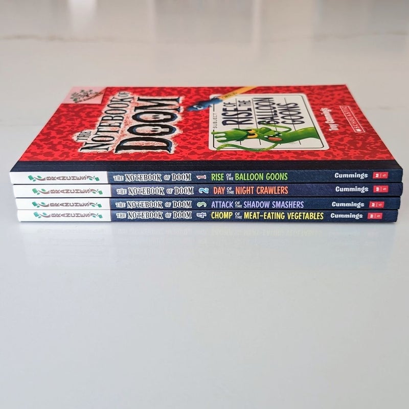 The Notebook of Doom Bundle of 4 Books