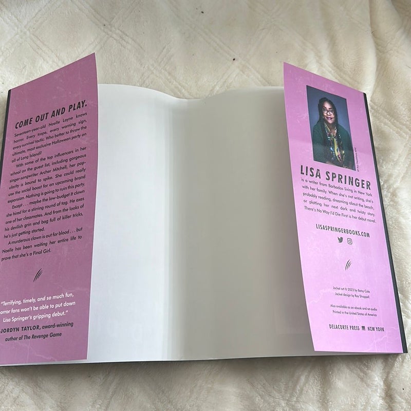 There's No Way I'd Die First (only the dust jacket)