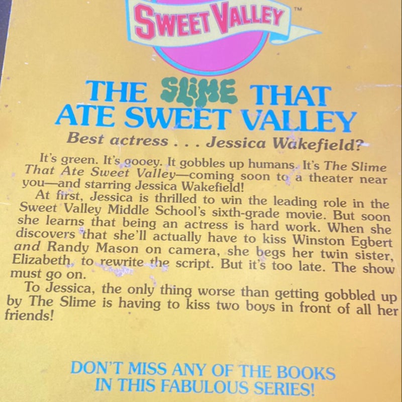 Sweet valley, twins, and friends, the slime to eat sweet valley