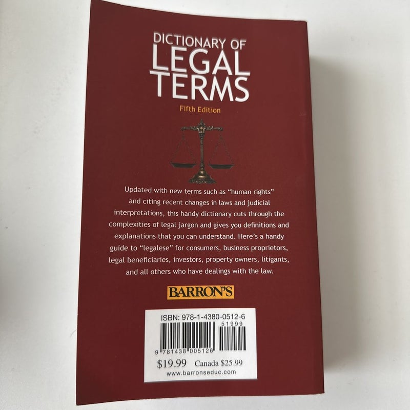 Dictionary of Legal Terms