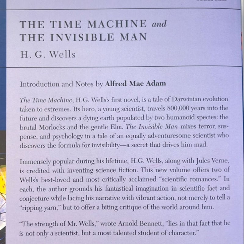 The Time Machine and the Invisible Man