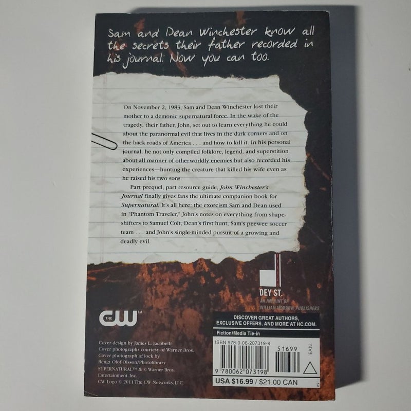 Supernatural: John Winchester's Journal