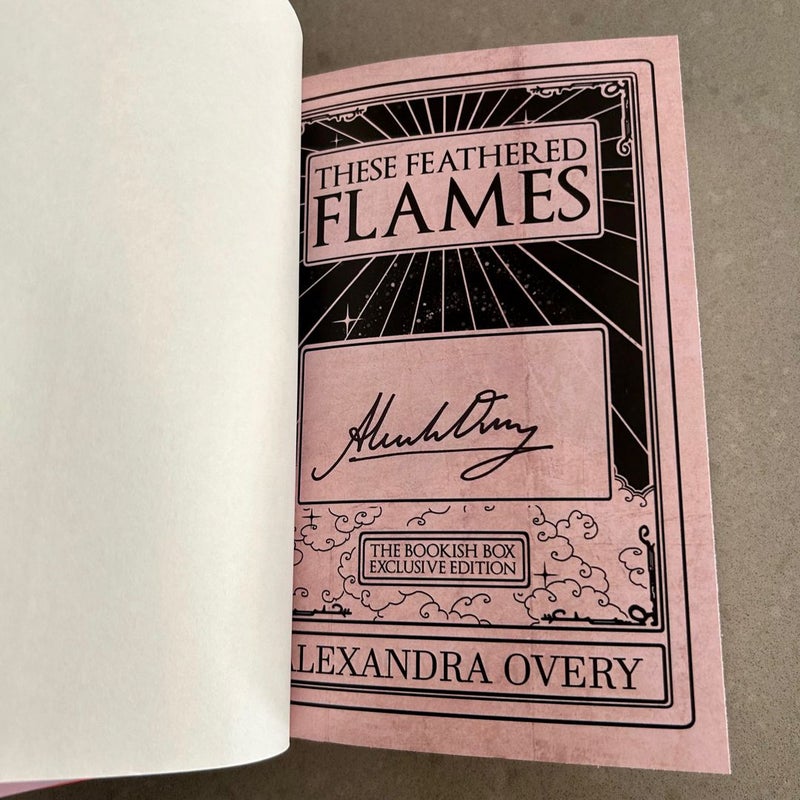 These Feathered Flames - signed Bookish Box edition 