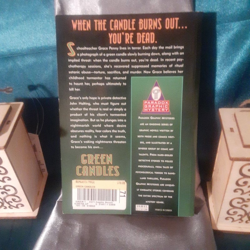 Green Candles graphic novel noir from DC and by  Tom De Haven and Robin Smith
paperback