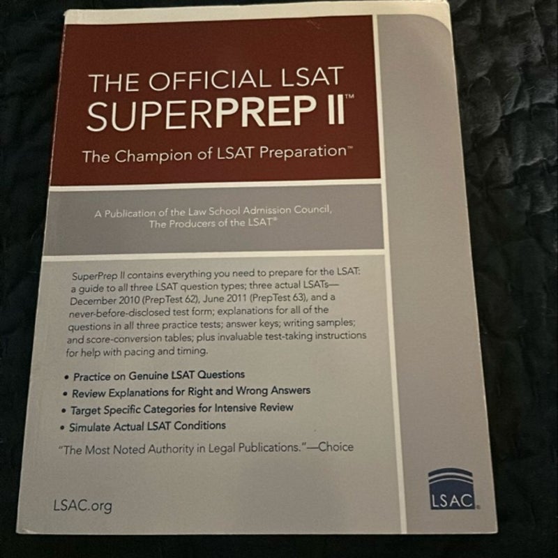 The Official LSAT SuperPrep II