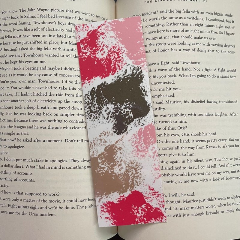“Paint Splatter” Bookmark