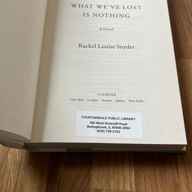 What We've Lost Is Nothing