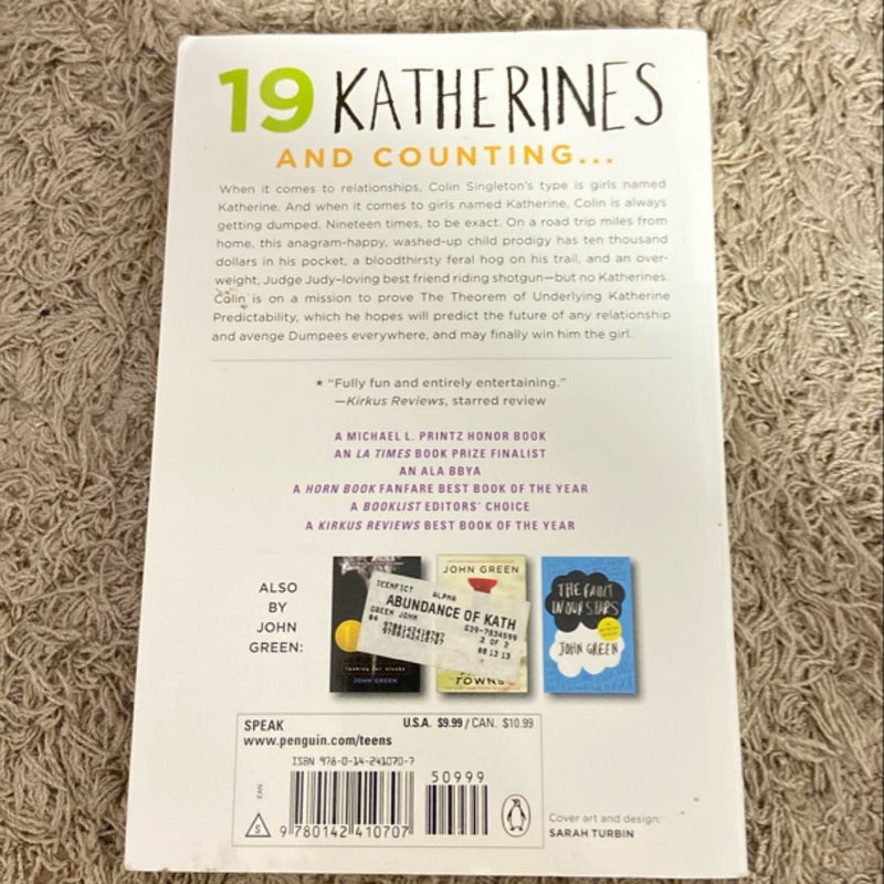 An Abundance of Katherines