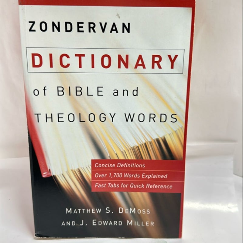 Zondervan Dictionary of Bible and Theology Words