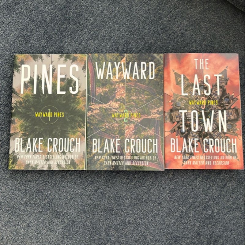 SIGNED Wayward Pines Trilogy