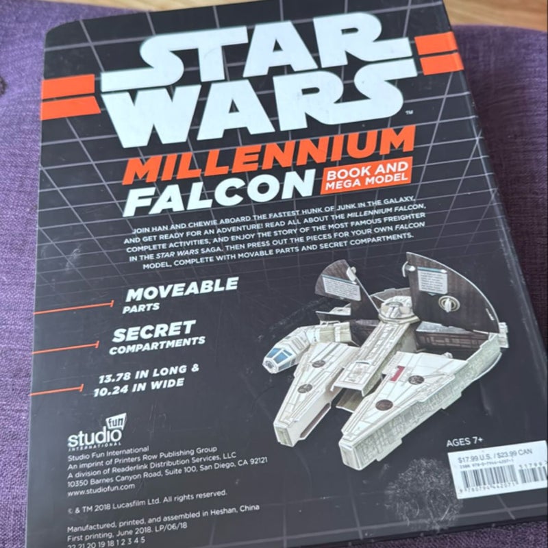 Star Wars: Millennium Falcon Book and Mega Model