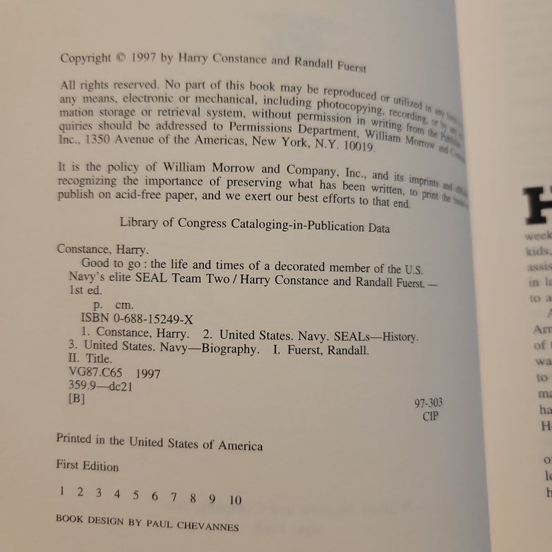 Good to Go (First Edition)