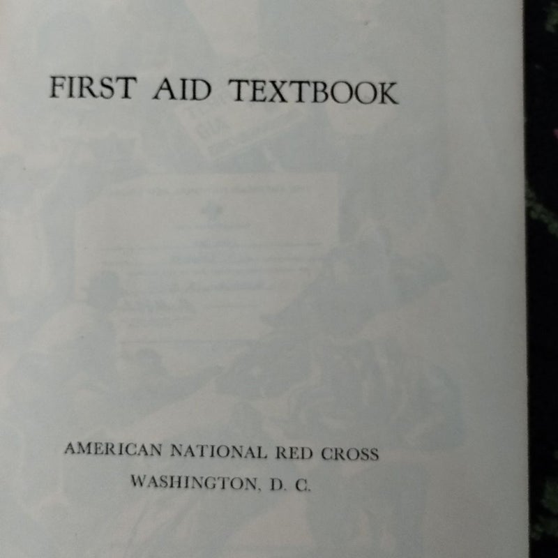 American Red Cross First Aid Textbook, Vintage