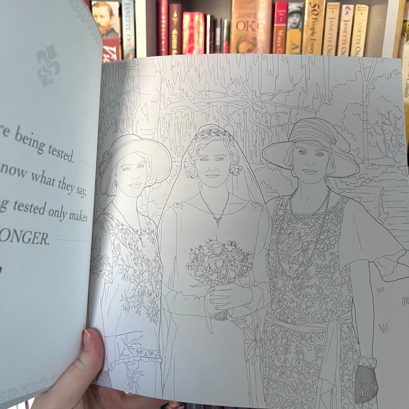 Downton Abbey: the Official Coloring Book (Gold Foil Gift Edition)