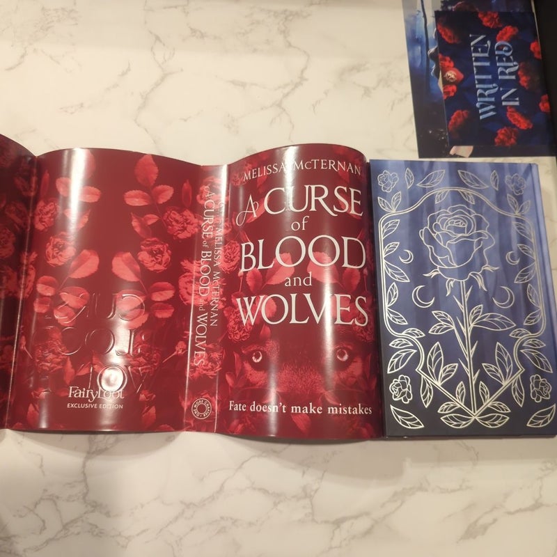 A Curse of Blood and Wolves Signed Fairyloot Edition