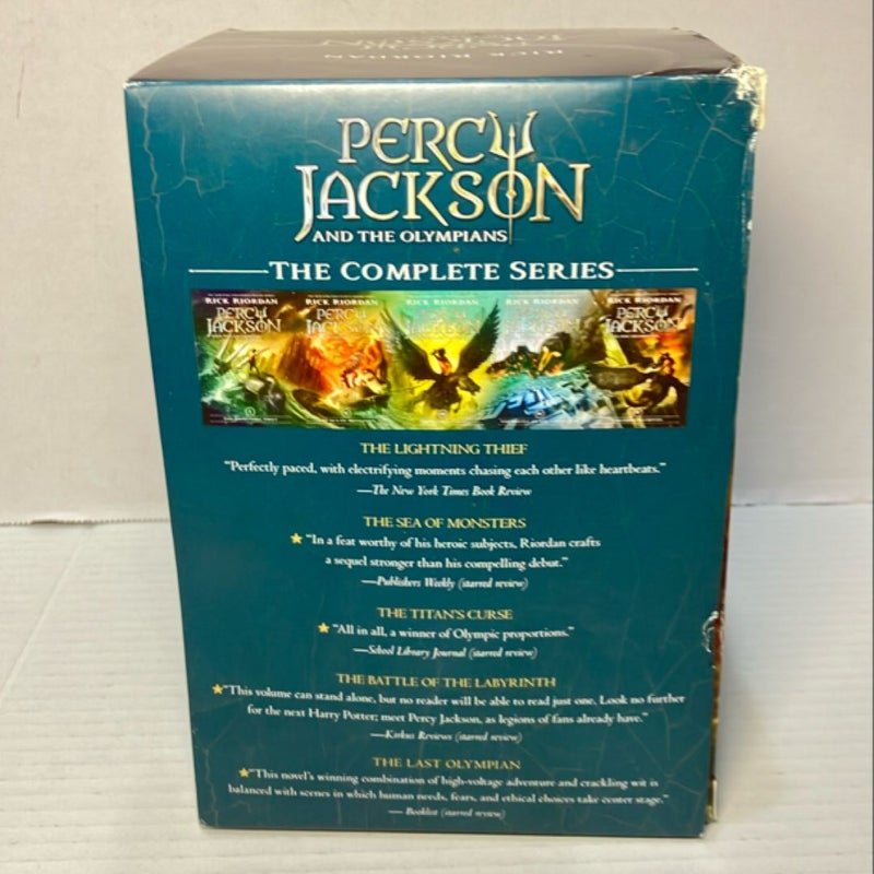 Percy Jackson and the Olympians 5 box set(no poster)