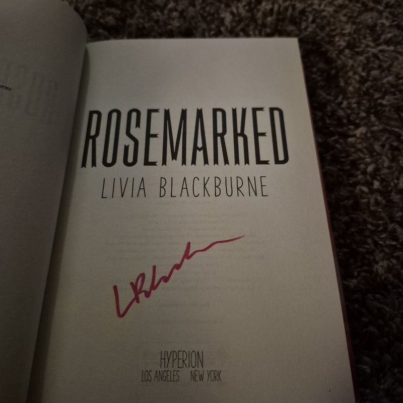 Rosemarked AUTOGRAPHED