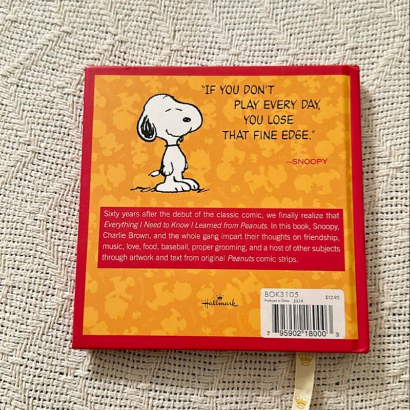 Everything I Need to Know I Learned from Peanuts