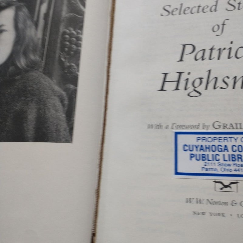 The Selected Stories of Patricia Highsmith