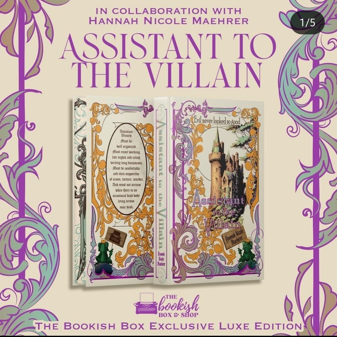 ♡ISO♡ Assistant to the villain by Hannah Maehrer, Hardcover Pangobooks