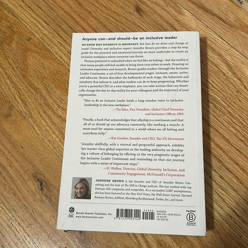 How to Be an Inclusive Leader by Jennifer Brown, Paperback | Pangobooks