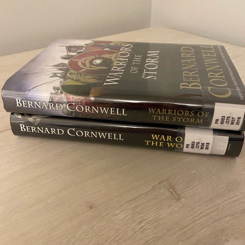 Lot Of Two (2) Bernard Cornwell HBr ExLibrary Books 1st Edition