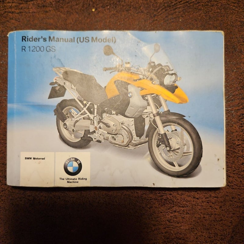 Rider's Manual (US Model) R 1200 GS