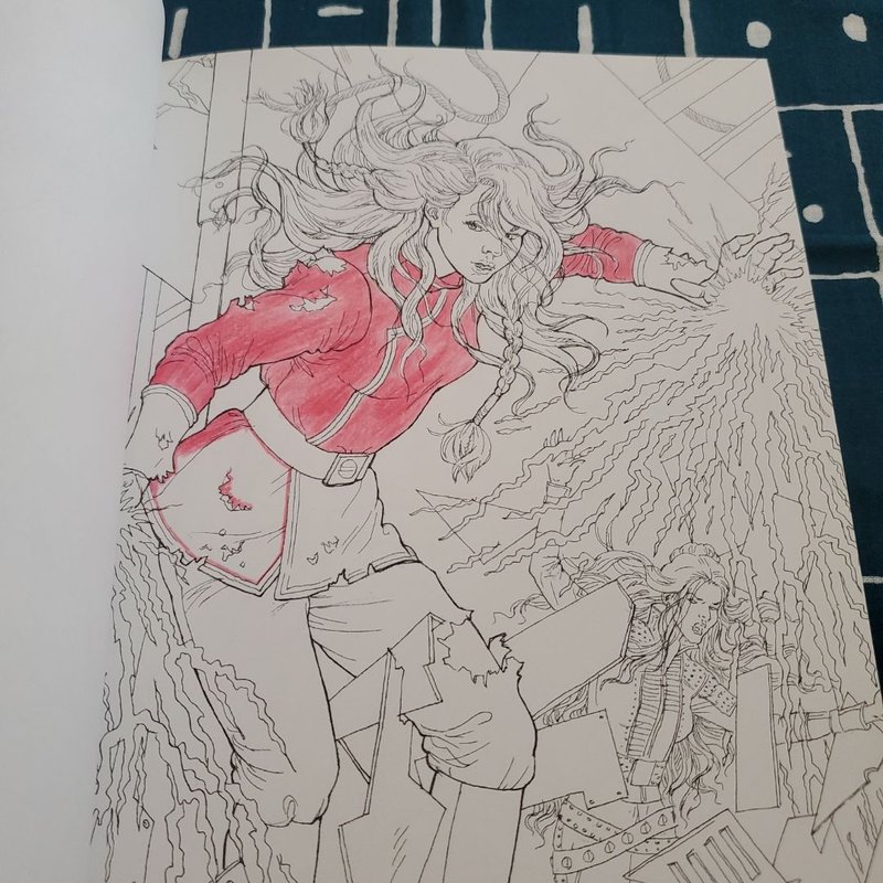 Red Queen: the Official Coloring Book