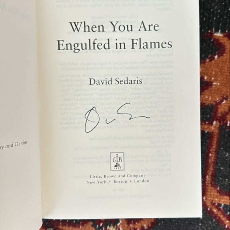 When You Are Engulfed in Flames (SIGNED by David Sedaris)