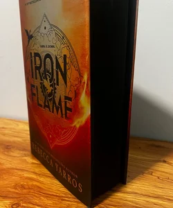 Iron Flame by Rebecca Yarros (FIRST EDITION, SPRAYED EDGES)