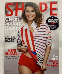 Shape Keri Russell “Her Blueprint for Everyday Joy” Issue April 2020 Magazine