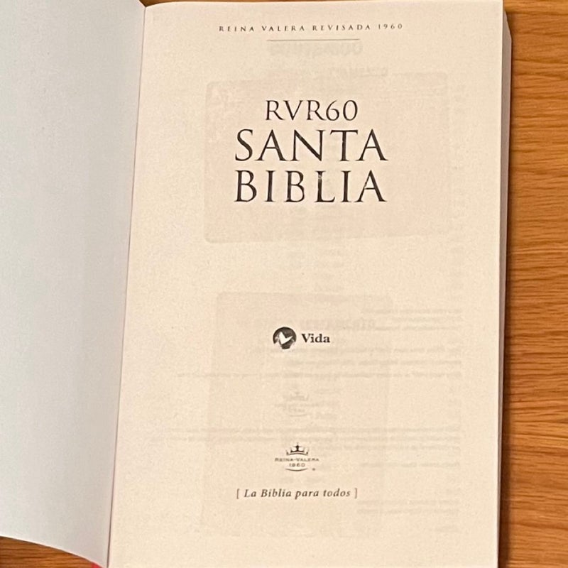 Reina Valera 1960 Santa Biblia Edición Económica, Tapa Rústica