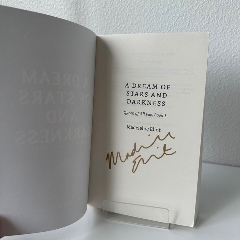 HAND SIGNED A Dream of Stars and Darkness