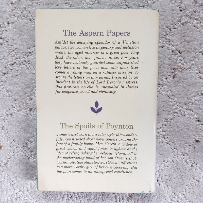 The Aspern Papers and The Spoils of Poynton (3rd Dell Printing, 1962) 