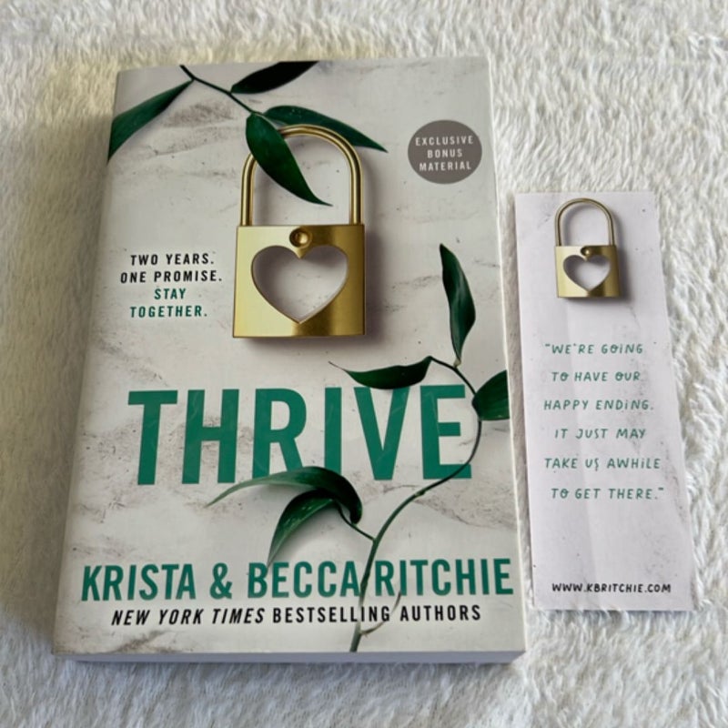 Thrive - SIGNED + bookmark 
