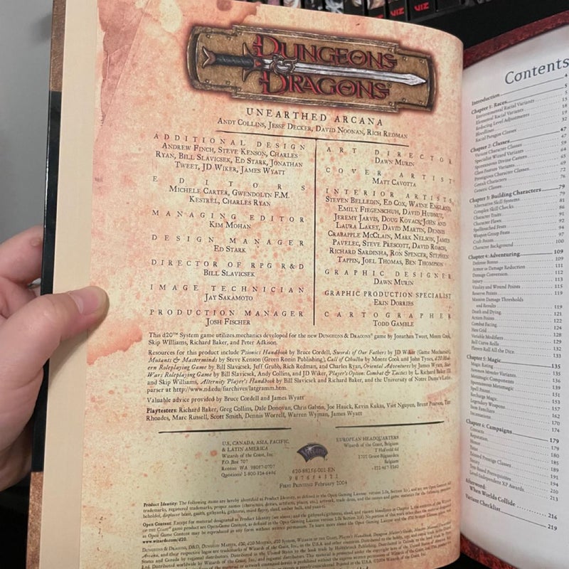 Unearthed Arcana 2004 D20 3.5 Edition 