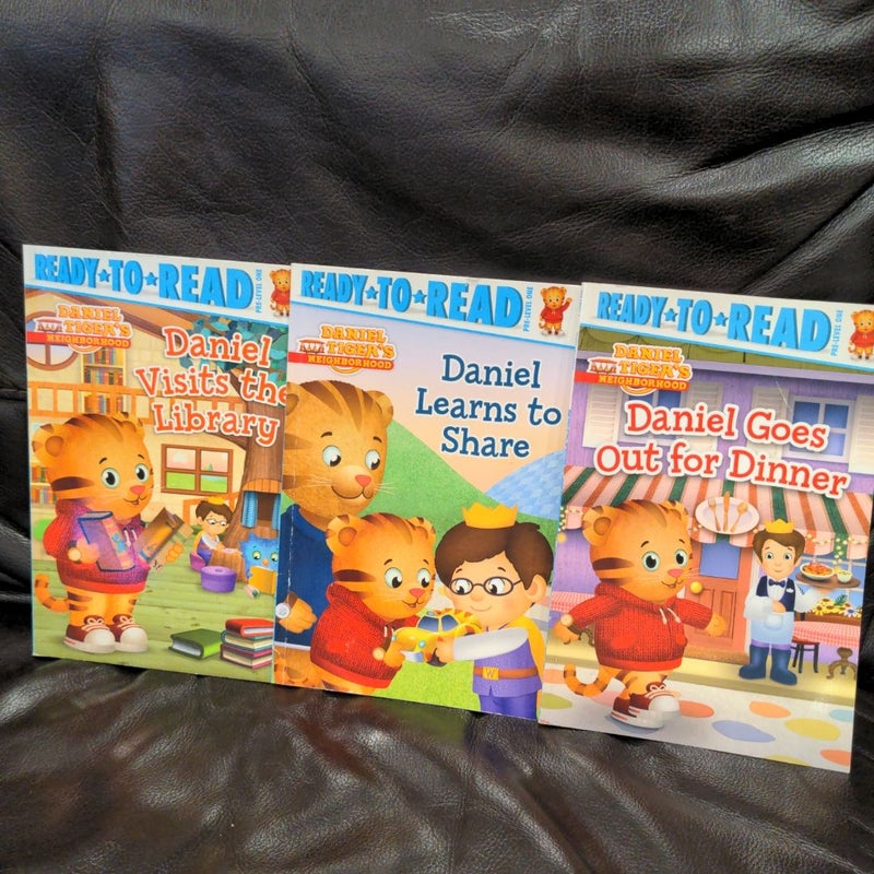 Daniel Tiger: Ready to Read (lot of 3 books)