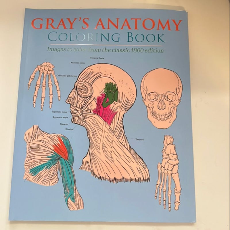 Gray's Anatomy Coloring Book