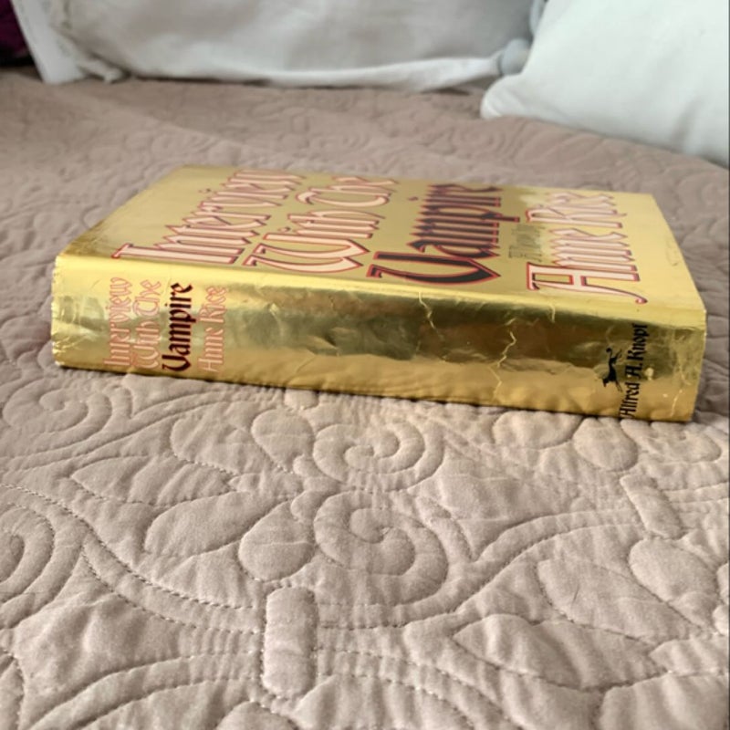INTERVIEW WITH THE VAMPIRE- First Edition, First Printing HC