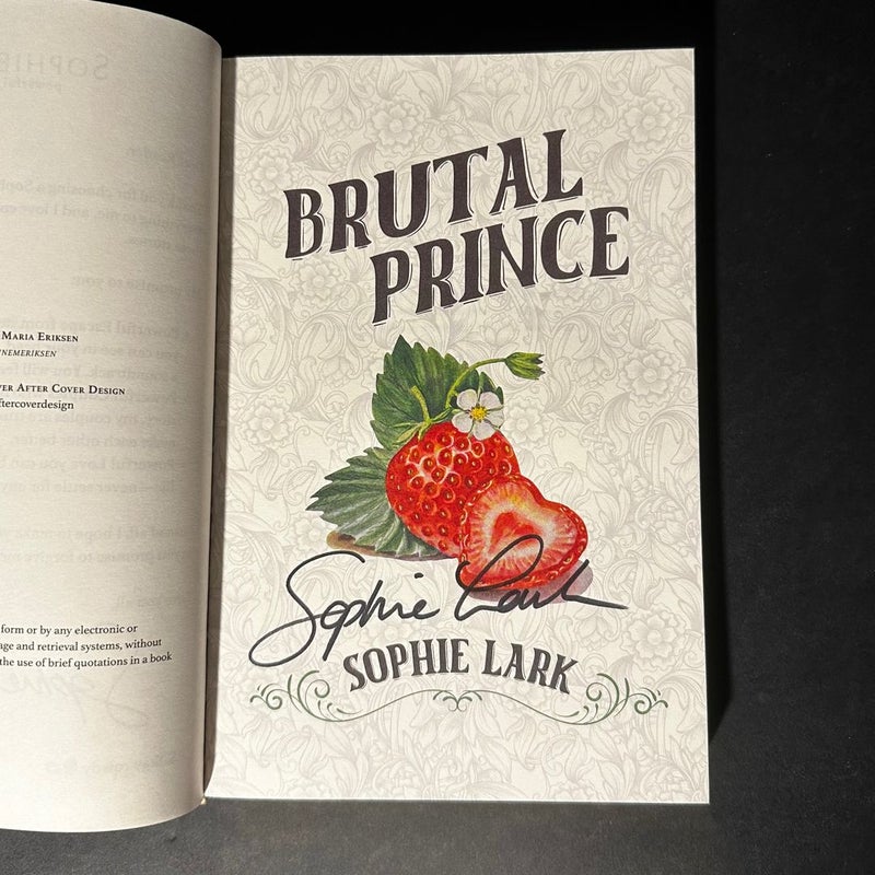 Brutal Prince - Website Exclusive Edition w/ Coloring Book