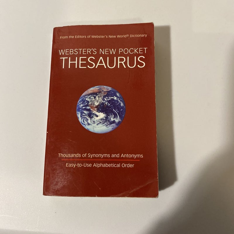 Webster's New Pocket Thesaurus